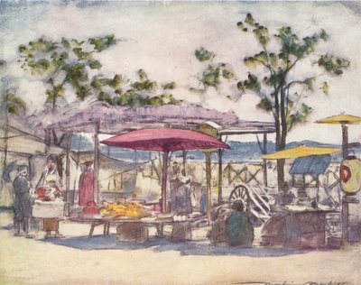 The Scarlet Umbrella by Mortimer L Menpes