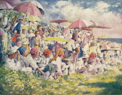 Watching a Boat-Race by Mortimer L Menpes