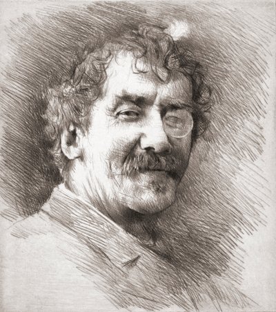 James McNeill Whistler, Portrait by Mortimer Ludington Menpes