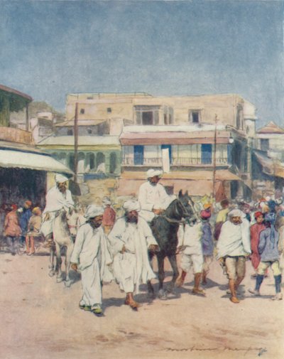 Native Chiefs in Delhi by Mortimer Ludington Menpes