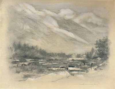 Neighbourhood of Chamounix, 1903 by Mortimer Ludington Menpes
