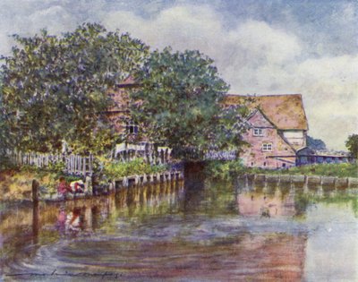 Streatley Mill by Mortimer Ludington Menpes