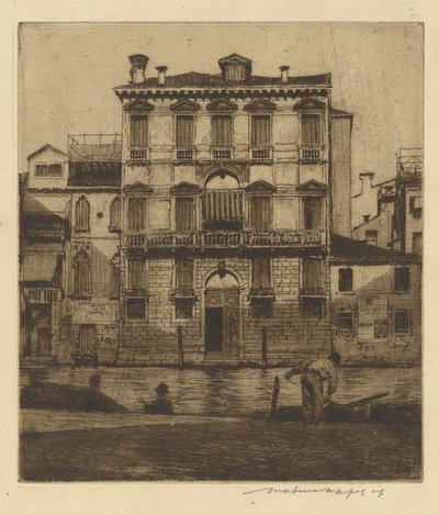 A Palazzo by Mortimer Menpes