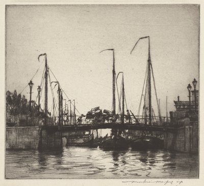 Bridge, Rotterdam by Mortimer Menpes