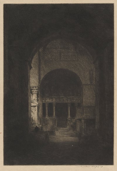 Interior of St. Mark by Mortimer Menpes