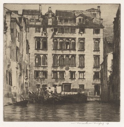 Loading Barges by Mortimer Menpes