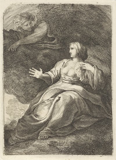 An Angel Comforts Hagar by Moyses van Wtenbrouck