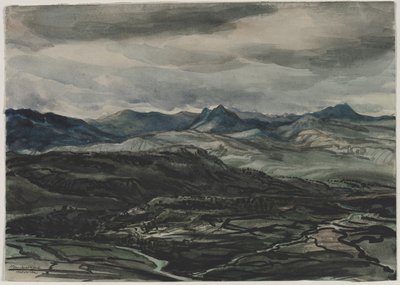 Storm Weather, Ronda, Spain by Muirhead Bone