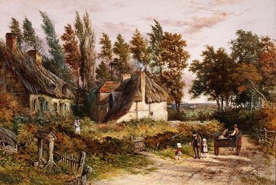 Country Scene by Myles Birket Foster