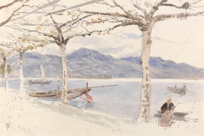 Lago Maggior, Italy by Myles Birket Foster