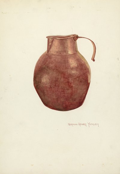 Copper Pitcher by N.H. Yeckley