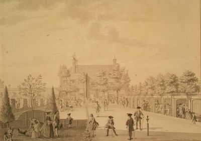Golf Court behind the Stadlander Inn, Amsterdam by N.M. Aertman