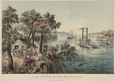 Low Water in the Mississippi, 1868 by Nathaniel Currier