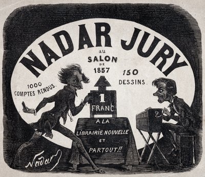 Album Nadar jury at the salon of 1857 by Nadar