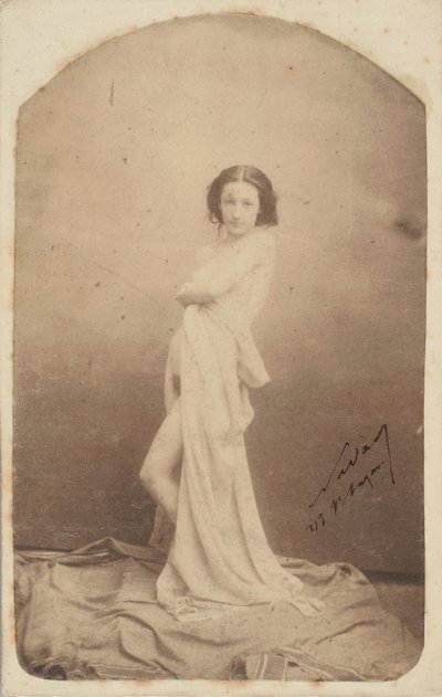 Draped Standing Nude, 1856-59 by Nadar