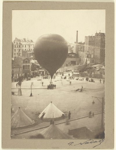 Le Neptune, Place Saint-Pierre in Montmartre by Nadar