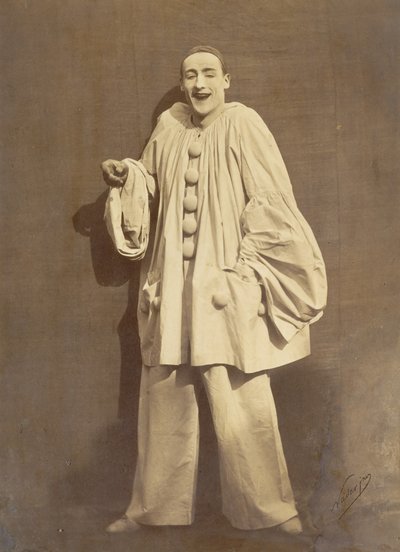 Pierrot Laughing by Nadar
