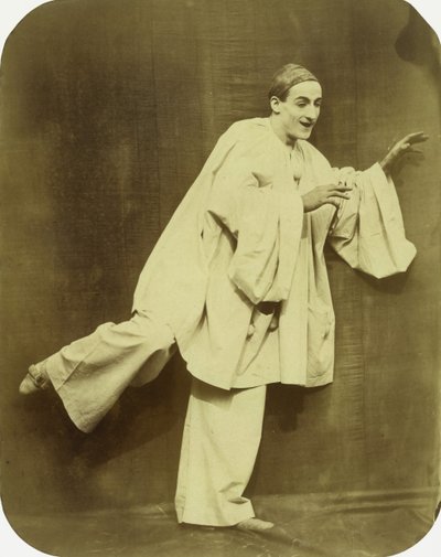 Pierrot Running, 1854-55 by Nadar