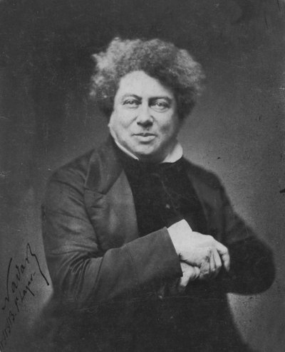 Portrait of Alexandre Dumas by Nadar