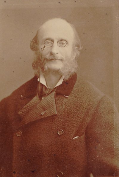 Portrait of Jacques Offenbach by Nadar