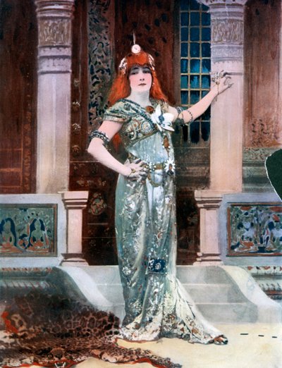 Sarah Bernhardt as Isolde by Nadar