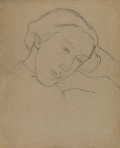 Self-Portrait, 1910s by Nadezhda Vladimirovna Lermontova