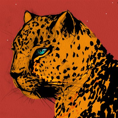 Mara Leopard, 2021 by Nancy Moniz Charalambous