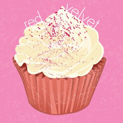 Red Velvet Cupcake, 2019 by Nancy Moniz Charalambous