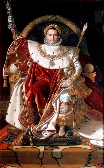 Napoleon on his Imperial Throne by Napoleon Bonaparte I