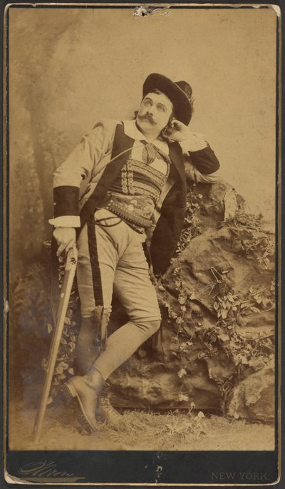 Maurice Barrymore by Napoleon Sarony