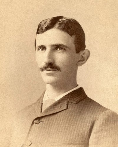 Portrait of Nikola Tesla by Napoleon Sarony