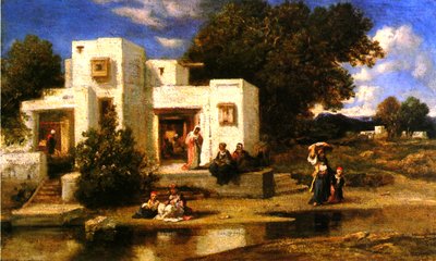 A Turkish House by Narcisse Virgile Diaz de la Peña