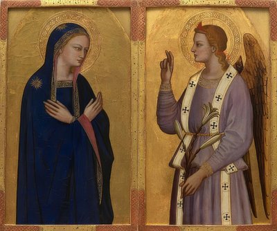 The Annunciation. Around 1350 by Nardo di Cione