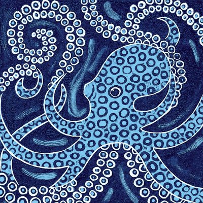 Blue Ringed Octopus, 2010 by Nat Morley