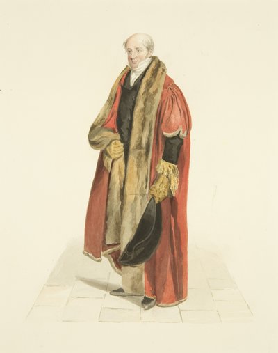 Costume of the Sheriff of Bristol by Nathan Cooper Branwhite