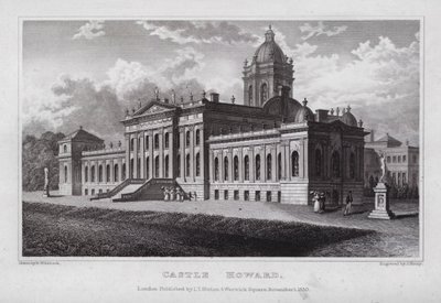 Castle Howard by Nathaniel (after) Whittock