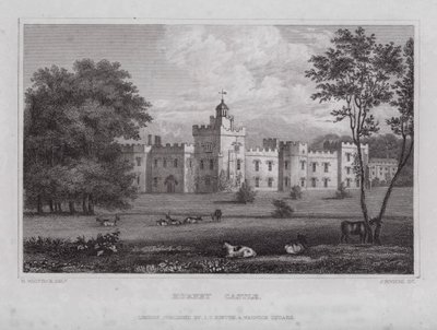 Hornby Castle by Nathaniel (after) Whittock