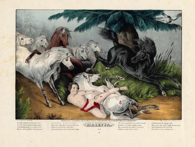 Mazeppa by Nathaniel Currier