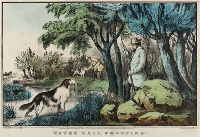 Water Rail Shooting by Nathaniel Currier