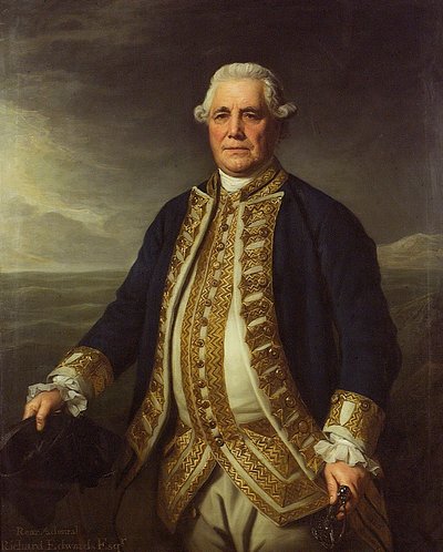 Admiral Richard Edwards (1715-1795) by Nathaniel Dance