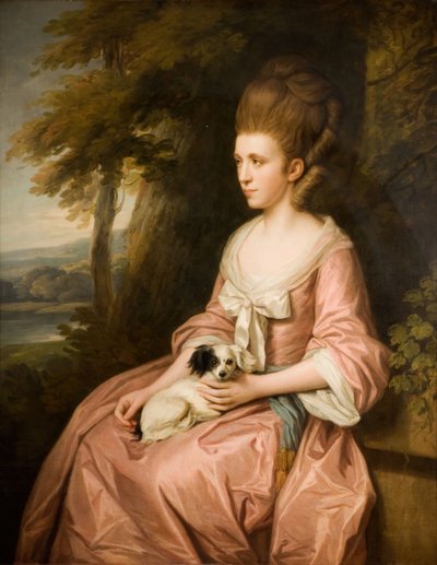 Portrait Of Miss Hargreaves by Nathaniel Dance Holland