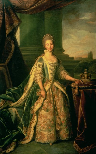 Portrait of Sophie Charlotte (1744-1818) by Nathaniel Dance Holland