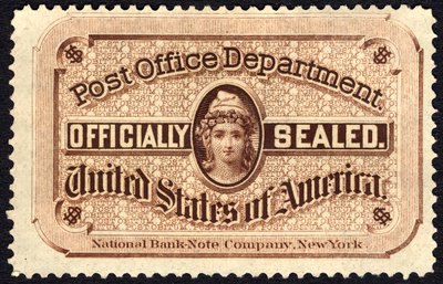 Post Office Seal, 1877 by National Bank Note Company