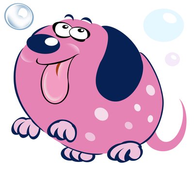 Bubbly Dog - Caricature by Neale Osborne