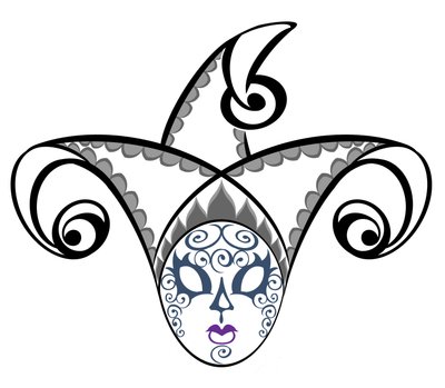 Jester Mask, 2023 by Neale Osborne