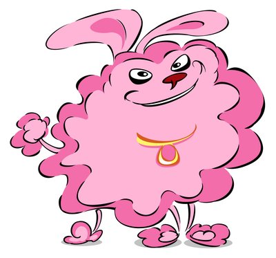 Pompom Poodle - Caricature by Neale Osborne