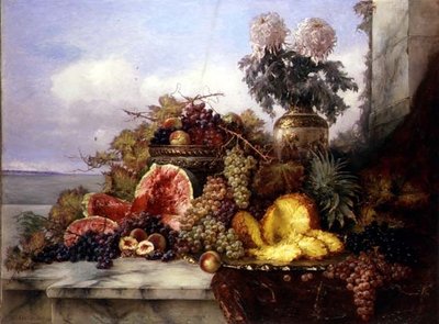 Still Life with Luscious Fruit by Nelius Gronland