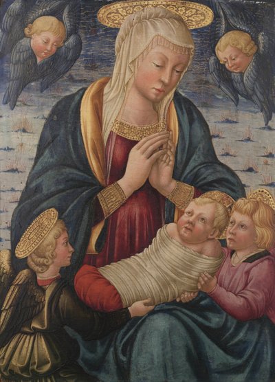 Virgin and Child with Angels by Neri de Bicci