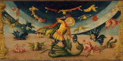 Saint Michael and the Dragon by Neri di Bicci