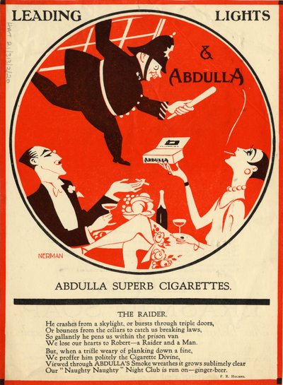 Abdulla Cigarettes by Nerman